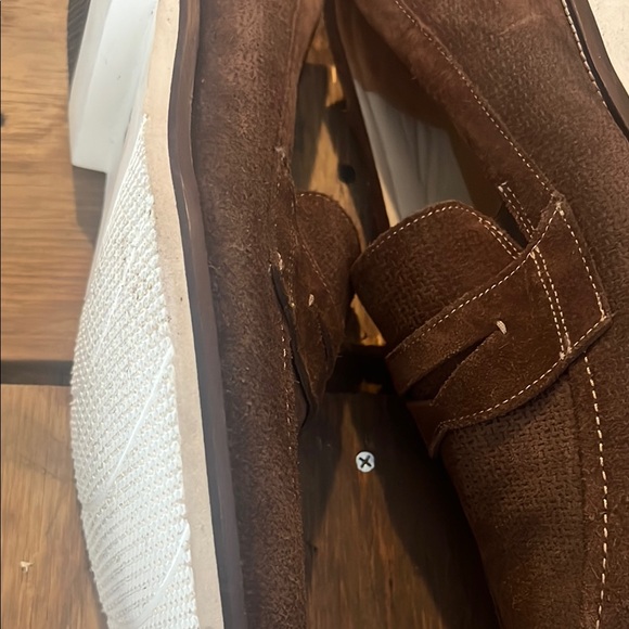 Johnston & Murphy Brown Loafers with Suede Finish - Picture 7 of 12